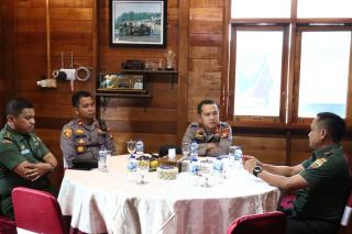 Perkuat Silaturahmi, Kapolres Kampar Kunjungi Makodim 0313/ KPR dan Kejakaan Negeri Kampar