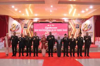 Syukuran Hari Bhayangkara KE80 di Polres Kampar  Perkuat Silaturahmi