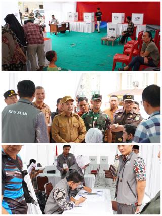 TINGKAT PARTISIPASI PEMILIH TINGGI, WARGA ANTUSIAS DAN PSU SIAK BERLANGSUNG DAMAI