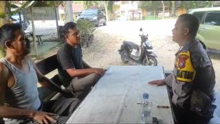 Kapolsek Tambang Laksanakan Himbauan Pemilu 2024 Tertib, Aman Dan Damai