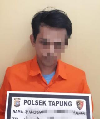 Unit Reskrim Polsek Tapung Temukan 4 Motor Curian Saat Tangkap Pelaku Narkoba