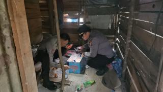 Cegah Penyalahgunaan Narkoba, Polsek Bangkinang Barat Razia Lokasi Dugaan Sarang Narkotika di Desa S