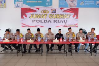 Jumat Curhat Di Senapelan, Begini Pesan Irwasda Polda Riau