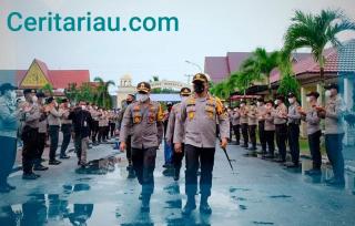 Kunjungan Kapolda Riau ke Mako Polres Bengkalis,Disambut Langsung Kapolres Bengkalis