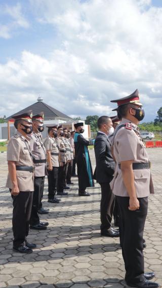 Pimpin Sertijab Wakapolres,4 PJU Dan Lima Kapolsek,Ini Pesan Strategis Kapolres Rohul