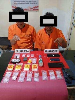 Polres Kampar Tidak Kasih Ampun! Dua Pengedar Shabu di Bangkinang Kota Ditangkap