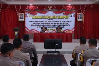 Kapolres Kampar Perintahkan Seluruh Bhabinkamtibmas Untuk Menjadi Pelopor Ketahanan Pangan 