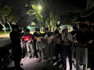 Jaga Kondusivitas Malam Minggu, Tim Raga Regu III Polres Kampar Patroli Titik Rawan di Bangkinang
