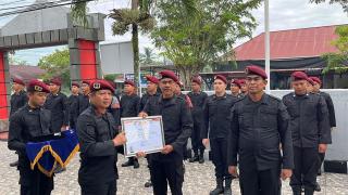 Apel Siaga Natal 2024, Tahun Baru 2025 Lapas Kelas IIA Bengkalis Dan Penyerahan Piagam WBK