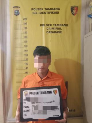 Polsek Tambang Tangkap Pelaku Penganiayaan di Desa Pulau Rambai