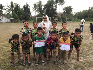 Tim U10 SSB Budak Pulau Kembali Juarai Turnamen Sepak Bola Putra Siak Cup