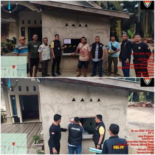 RAM Sawit Di Desa Adi Jaya  Kecamatan Tebing Tinggi Disegel Karena Tidak Memiliki Izin