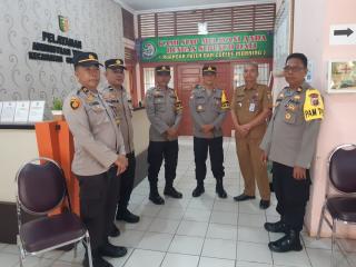 Pamatwil Polres Kuansing Cek PPK Kecamatan Gunung Toar, Kuantan Mudik dan PPS Desa Petapahan