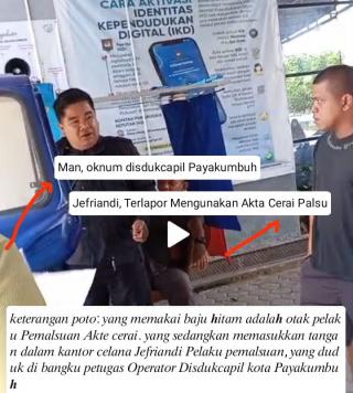 Polisi Akan Memangil Oknum Disdukcapil Payakumbuh Terkait Kasus Pemalsuan Data Kependudukan