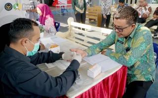 Periksa Kesehatan Petugas dan Warga Binaan, Rutan Dumai Gandeng Puskesmas Bumi Ayu dan Medang Kampai