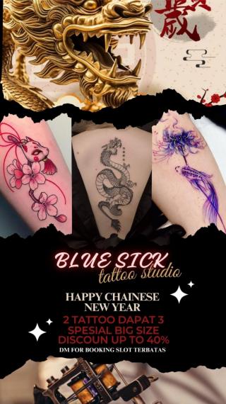 Studio Bluesick Artis Man Tatto Resmi Buka di Pekanbaru