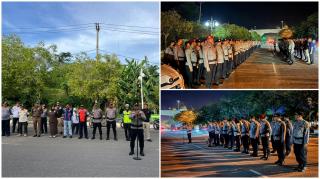 Polres Rohul Kawal Pesta Rakyat Hari Jadi Kabupaten Rokan Hulu ke-26 Berlangsung Meriah dan Kondusif