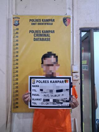Polres Kampar Tangkap Mantan Kepala Sekolah Diduga Cabuli Murid Lebih 20 Orang