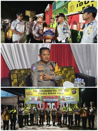 Pastikan Arus Mudik Aman Dirlantas Polda Riau Tinjau Kondisi Jembatan Ujung Batu