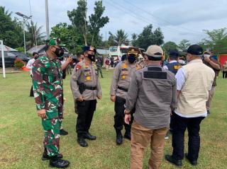 Kapolda Riau cek langsung Proses Pelaksanaan Pemungutan Suara Ulang (PSU) Rokan Hulu