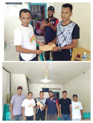 Jalin Tali asih terhadap sesama Himpunan melayu raya,Karang taruna dan relawan galang Dana