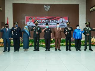 Upacara Hari Pahlawan Tingkat Kab.Kampar Dilaksanakan Secara Terbatas Mengikuti Protokol Kesehatan