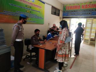 Propam Polres Kampar Terus Lakukan Optimalisasi Pengawasan Internal Penerapan Protokol Kesehatan