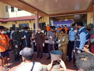 Lagi... BB 4 Kg Narkotika Jenis Shabu di Musnahkan