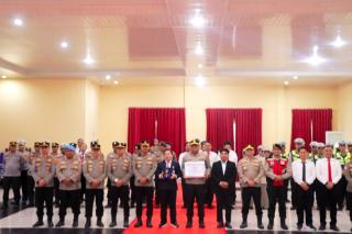 Polres Kampar Raih Presisi award dari lemkapi Dinilai Inovatif Dalam Pelayanan dan Penegakan Hukum