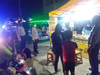 Selama Long Weekend Jajaran Polres Kampar Gencarkan Himbauan Protokol Kesehatan