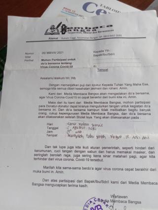 Terkait Pemalsuan Profosal Media Membacabangsa ,Direktur Utama Dalam Waktu Dekat Berkordinasi ke Pih