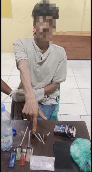 Polsek XIII Koto Kampar Amankan Pelaku Pencurian yang Juga Diduga Penyalahgunaan Shabu