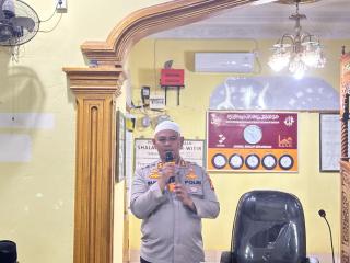 TRLK-25 - Polres Rokan Hulu Gelar Giat Subuh Keliling Di Masjid Al-Furqan Desa Koto Tinggi