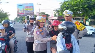 JELANG NATARU 2024-2025 DITLANTAS POLDA RIAU TAJA KAMPANYE KESELAMATAN BERLALU LINTAS