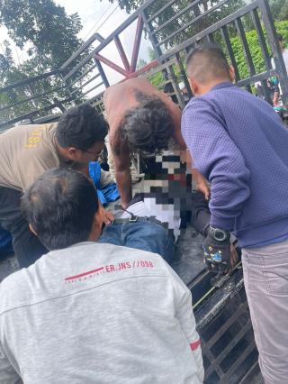 Brigadir Sri Wahyuni Selamatkan Korban Kecelakaan di Tapung, Namun Korban Meninggal Dunia