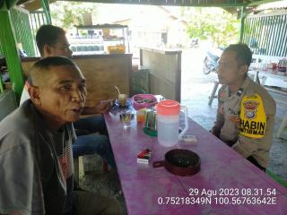 Bhabinkamtibmas Polsek Kuntodarussalam Lakukan Kunjungan DDS Di Desa Binaan