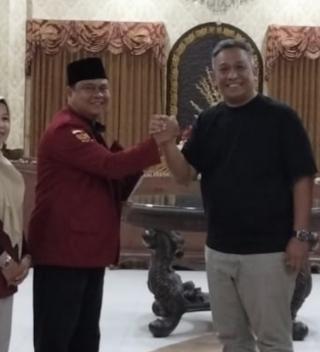 DPD LPP-TIPIKOR RI Rohul, halal bihalal bersama Bupati Rokan hulu