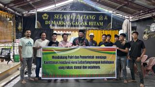 Kunjungan sirotorahmi markas sambang Gagak Hitam. Intelkam polda riau. 