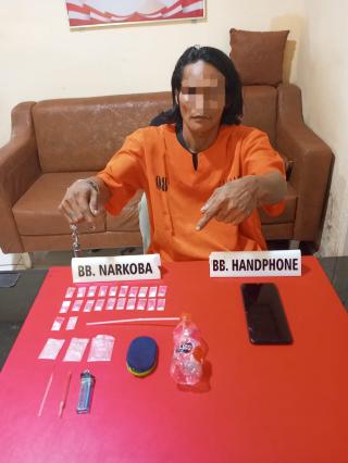 Tim Ojoloyo Polres Kampar Ringkus Pengedar Sabu di Salo, Amankan 22 Paket Narkoba!