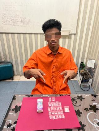 Polsek Tambang Tangkap Pelaku Narkoba di Desa Kualu