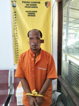 Polsek Kampar Amankan Pelaku Curanmor di Desa Pulau Sarak