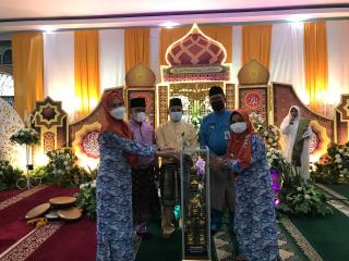 Camat Senapelan membuka pelaksanaan Musabaqah Tilawatil Qur,an (MTQ) tahun 2021 tingkat kecamatan, d