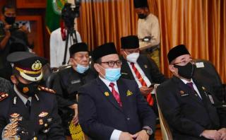 Ketua DPRD Bengkalis Hadiri Live Streaming Pelantikan Bupati dan Wakil Bupati Bengkalis