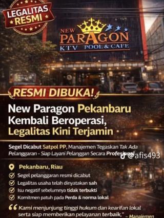 THM New Paragon Kembali Beroperasi, Larshen Yunus Apresiasi Kinerja Walikota dan Kapolresta Pekanbar