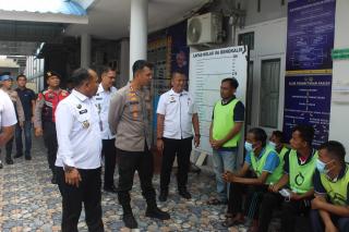 Kapolres Bengkalis Lakukan Kunjungan Kerja ke Lapas Kelas IIA Bengkalis