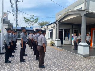 Kalapas Baru Apel Pagi Perdana, Wujudkan Semangat Baru di Lapas Kelas IIA Bengkalis