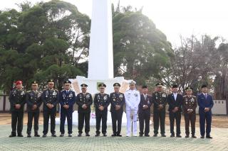HUT Ke-81 TNI, Pangdam XIX/Tuanku Tambusai Pimpin Upacara Ziarah Nasional Bersama Unsur Forkopimda R