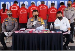 Pengungkapan Kasus Narkotika Polres Rohul Gelar Konferensi Pers