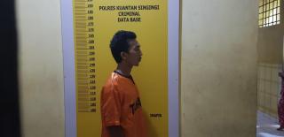 TAK SAMPAI 1 JAM,POLRES KUANSING DAPAT MENANGKAP PELAKU BOM MOLOTOV