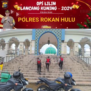 Polres Rokan Hulu Gelar Patroli Tempat Wisata untuk Jaga Keamanan Libur Natal dan Tahun Baru